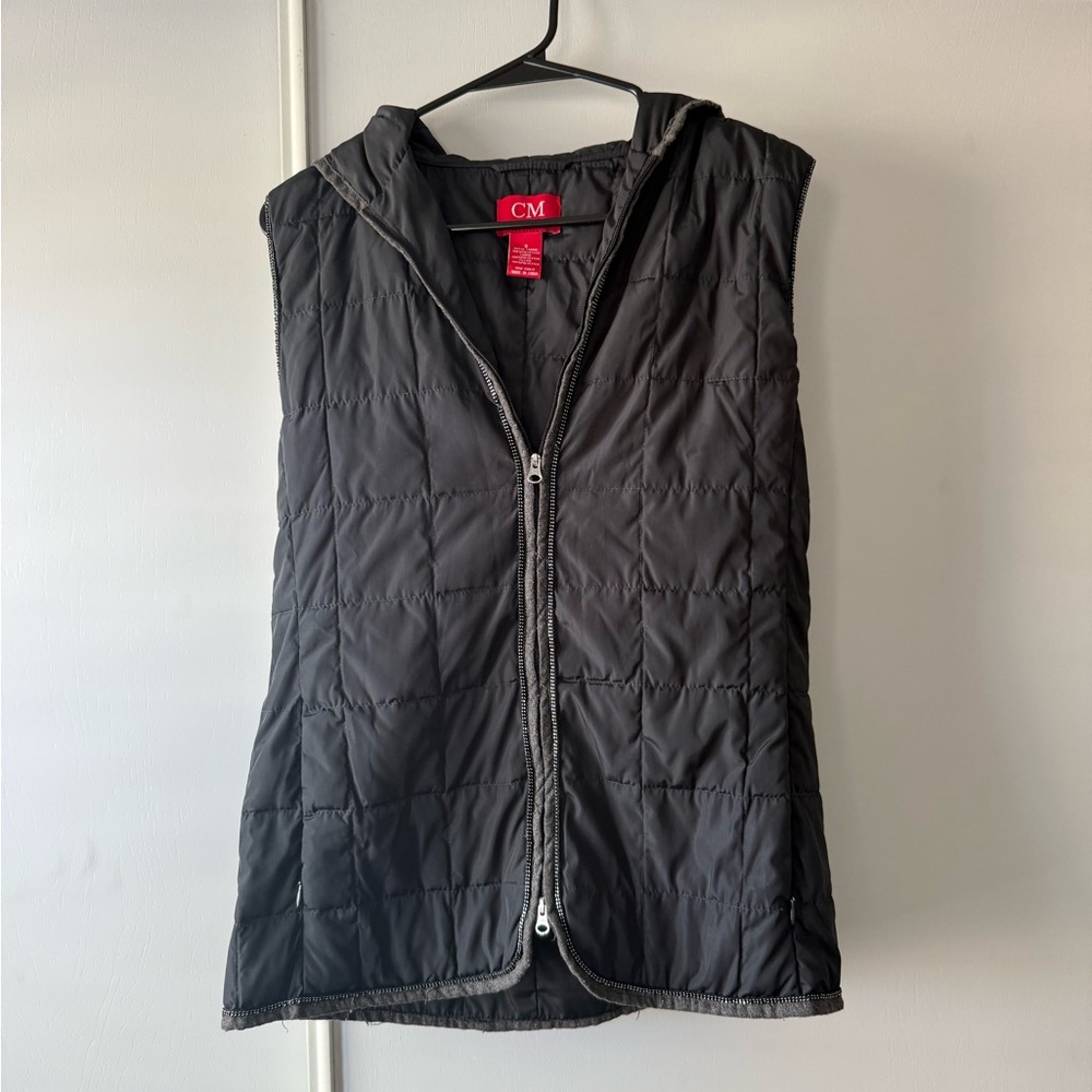 Ciao Milano Charcoal Quilted Vest
